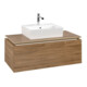 V&B Meuble sous lavabo Legato 100x38x50cm, vasque centrale, chêne Kansas-3
