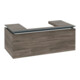 V&B Meuble sous-lavabo Legato 100x38x50cm, vasque centrale, Chêne Stone-1