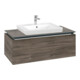 V&B Meuble sous-lavabo Legato 100x38x50cm, vasque centrale, Chêne Stone-3