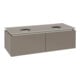 V&B Meuble sous-lavabo Legato 120x38x50 cm, 2 tiroirs, Truffle Grey