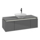 V&B Meuble sous-lavabo Legato 120x38x50 cm, avec LED, couleur glo Gr-1