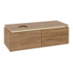 V&B Meuble sous lavabo Legato 120x38x50 cm, gauche, avec LED, Kan Oa-3