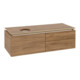 V&B Meuble sous lavabo Legato 120x38x50 cm, vasque gauche, Kansas Oak-3