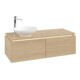 V&B Meuble sous lavabo Legato 120x38x50cm, LV g, avec LED, Nord Oa-3