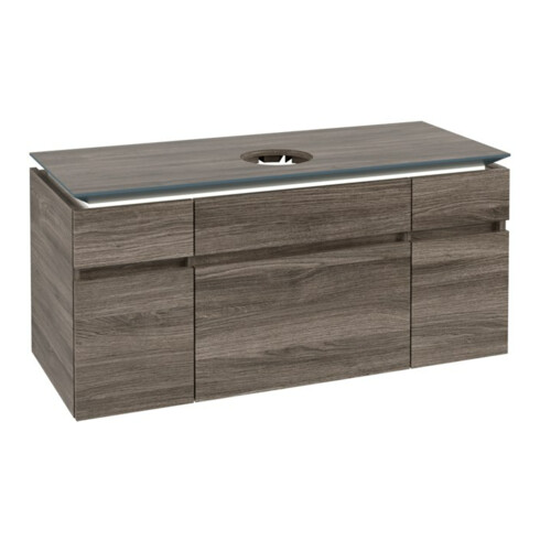 V&B Meuble sous lavabo Legato 120x55x50 cm, avec LED, st. Oa