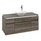 V&B Meuble sous lavabo Legato 120x55x50 cm, avec LED, st. Oa-3