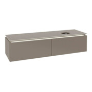 V&B Meuble sous-lavabo Legato 160x38x50cm, WT R, avec LED, Truffle Gr