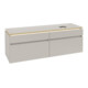 V&B Meuble sous-lavabo Legato 160x50x50 cm, WT R, avec LED, chêne grège-1