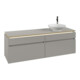 V&B Meuble sous-lavabo Legato 160x50x50 cm, WT R, avec LED, chêne grège-3