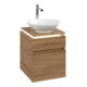 V&B Meuble sous lavabo Legato 45x55x50 cm, avec LED, Kan Oa-1