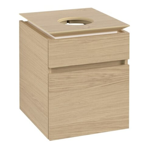 V&B Meuble sous-lavabo Legato 45x55x50cm, EV centré, Chêne Nordic