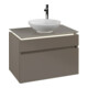 V&B Meuble sous-lavabo Legato 80x55x50cm, avec LED, Truffle Gr-3