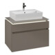 V&B Meuble sous lavabo Legato 80x55x50cm, avec LED, Truffle Gr-1