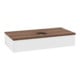 V&B Meuble sous-lavabo sans structure de façade Antao 100x19x50 cm, couleur WBP blanc wal, blanc m Lac