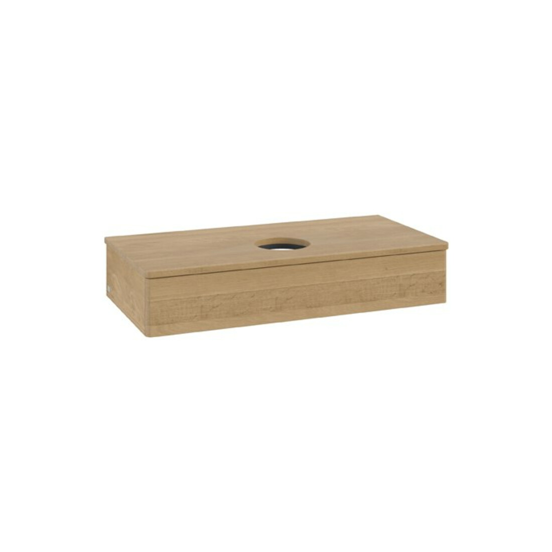 V&B Meuble sous lavabo sans structure de façade Antao 100x19x50cm, couleur WBP chêne miel Oa, chêne miel