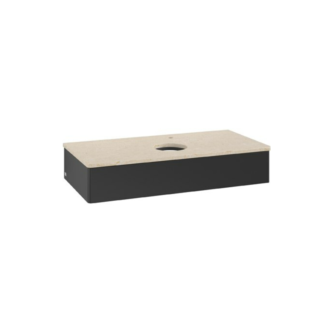 V&B Meuble sous-lavabo sans structure de façade Antao 100x19x50cm, HL, WBP botti., bleu m Lac