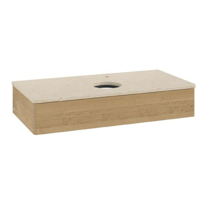 V&B Meuble sous-lavabo sans structure de façade Antao 100x19x50cm, HL, WBP botti., hon. Oa