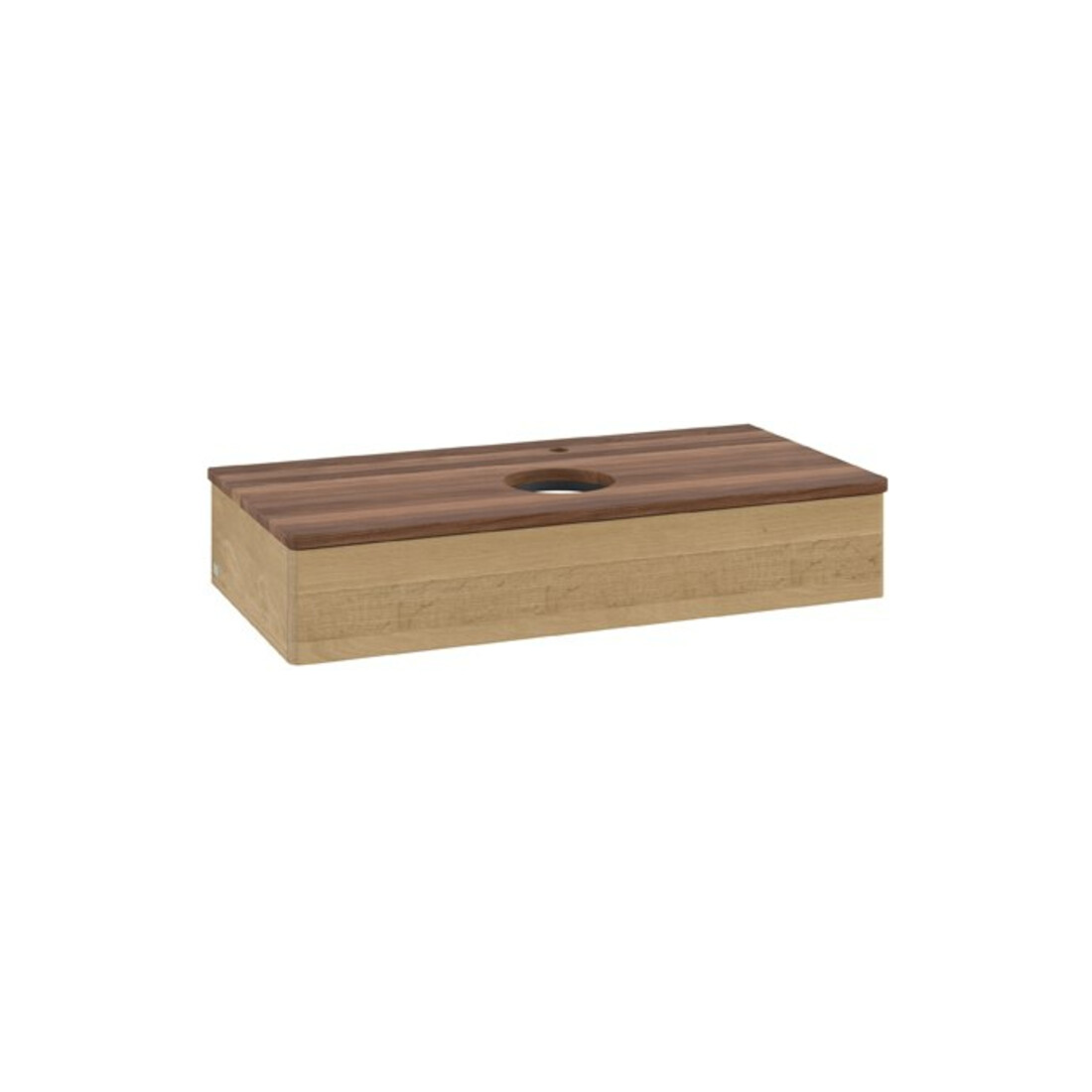 V&B Meuble sous-lavabo sans structure de façade Antao 100x19x50cm, HL, WBP w. wal, hon. Oa