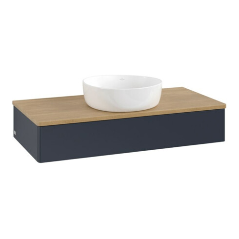 V&B Meuble sous lavabo sans structure de façade Antao 100x19x50cm, WBP hon. Oa, md bl. m Lac
