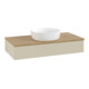 V&B Meuble sous-lavabo sans structure de façade Antao 100x19x50cm, WBP hon. Oa, si Gr m Lac-1