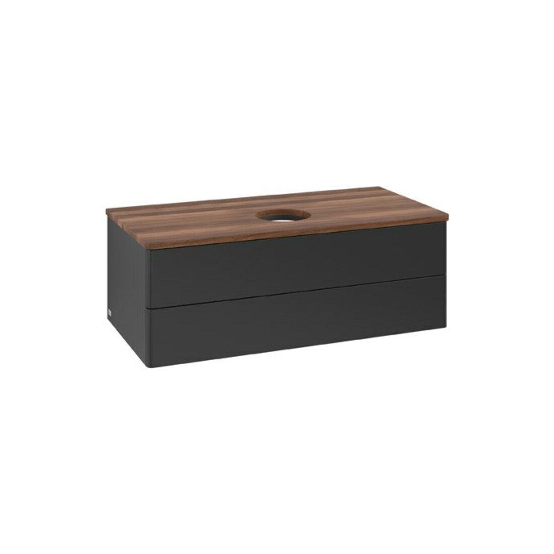 V&B Meuble sous-lavabo sans structure de façade Antao 100x36x50cm, couleur WBP blanc, bleu m Lac
