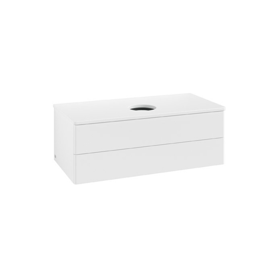 V&B Meuble sous-lavabo sans structure de façade Antao 100x36x50cm, couleur WBP Lac, blanc avec Lac