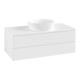 V&B Meuble sous-lavabo sans structure de façade Antao 100x36x50cm, couleur WBP Lac, blanc avec Lac-3