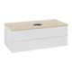 V&B Meuble sous lavabo sans structure de façade Antao 100x36x50cm, HL, WBP botti., blanc brillant Lac-4