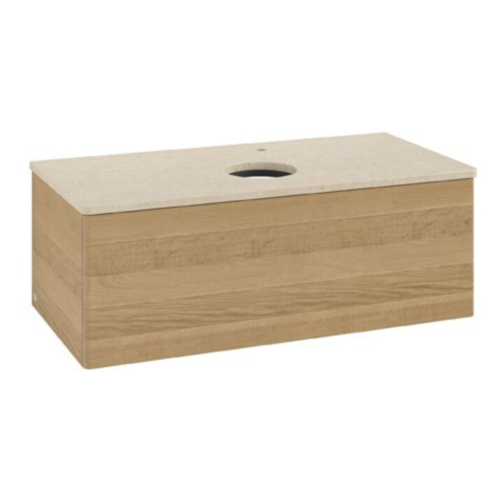 V&B Meuble sous-lavabo sans structure de façade Antao 100x36x50cm, HL, WBP botti., hon. Oa