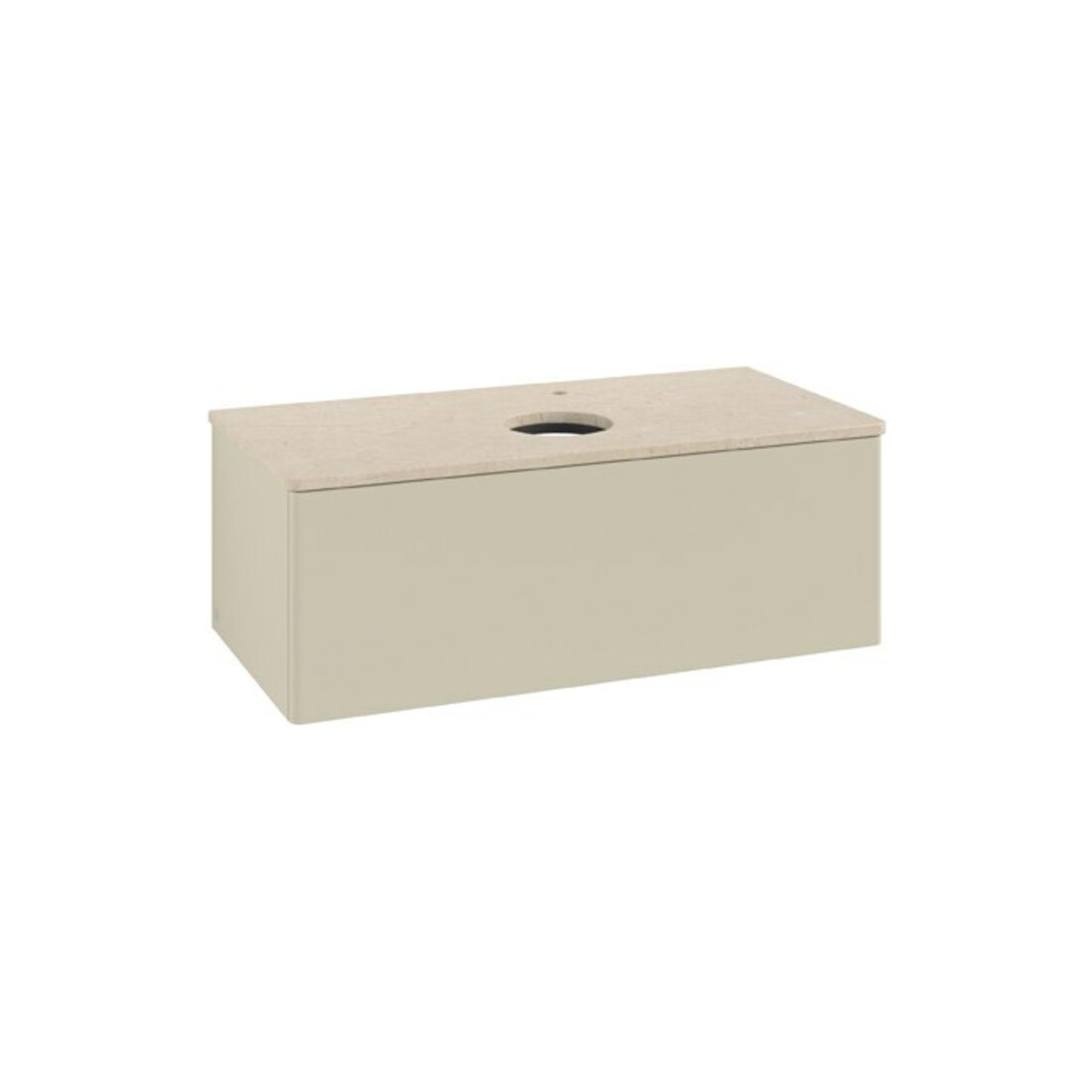 V&B Meuble sous lavabo sans structure de façade Antao 100x36x50cm, HL, WBP botti., si Gr m Lac