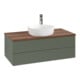 V&B Meuble sous lavabo sans structure de façade Antao 100x36x50cm, HL, WBP w wa, le gre. m Lac-3