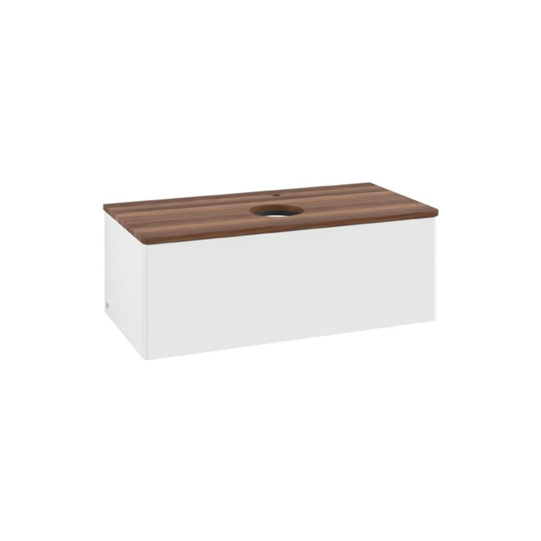 V&B Meuble sous-lavabo sans structure de façade Antao 100x36x50cm, HL, WBP w. wal, bl. m Lac