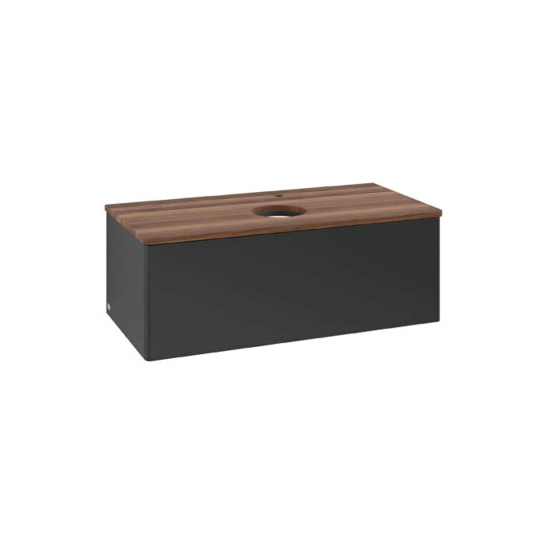 V&B Meuble sous lavabo sans structure de façade Antao 100x36x50cm, HL, WBP w. wal, bla m Lac