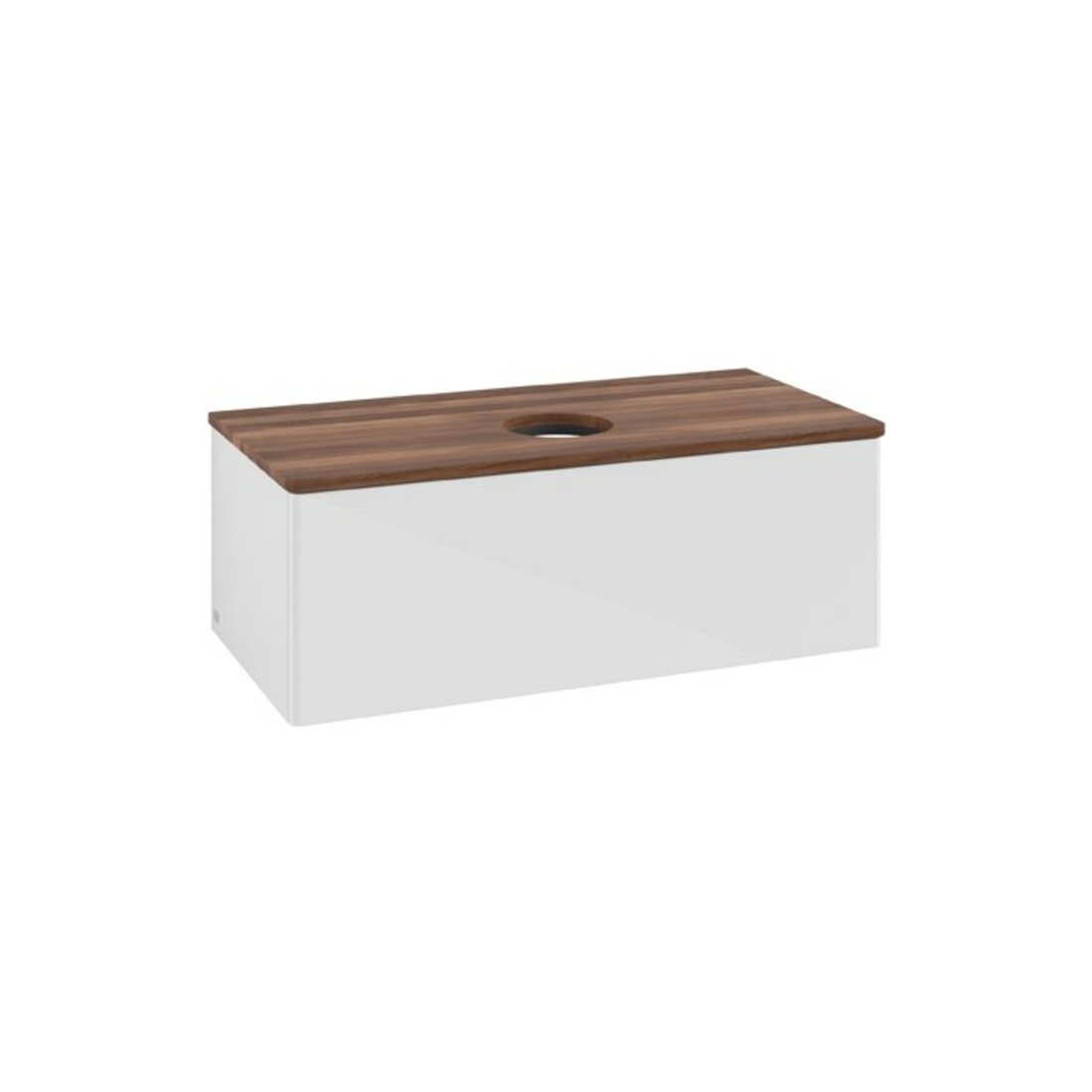 V&B Meuble sous lavabo sans structure de façade Antao 100x36x50cm, WBP blanc brillant