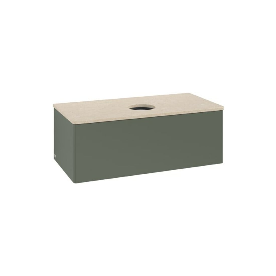 V&B Meuble sous lavabo sans structure de façade Antao 100x36x50cm, WBP botti., lea gre. m Lac