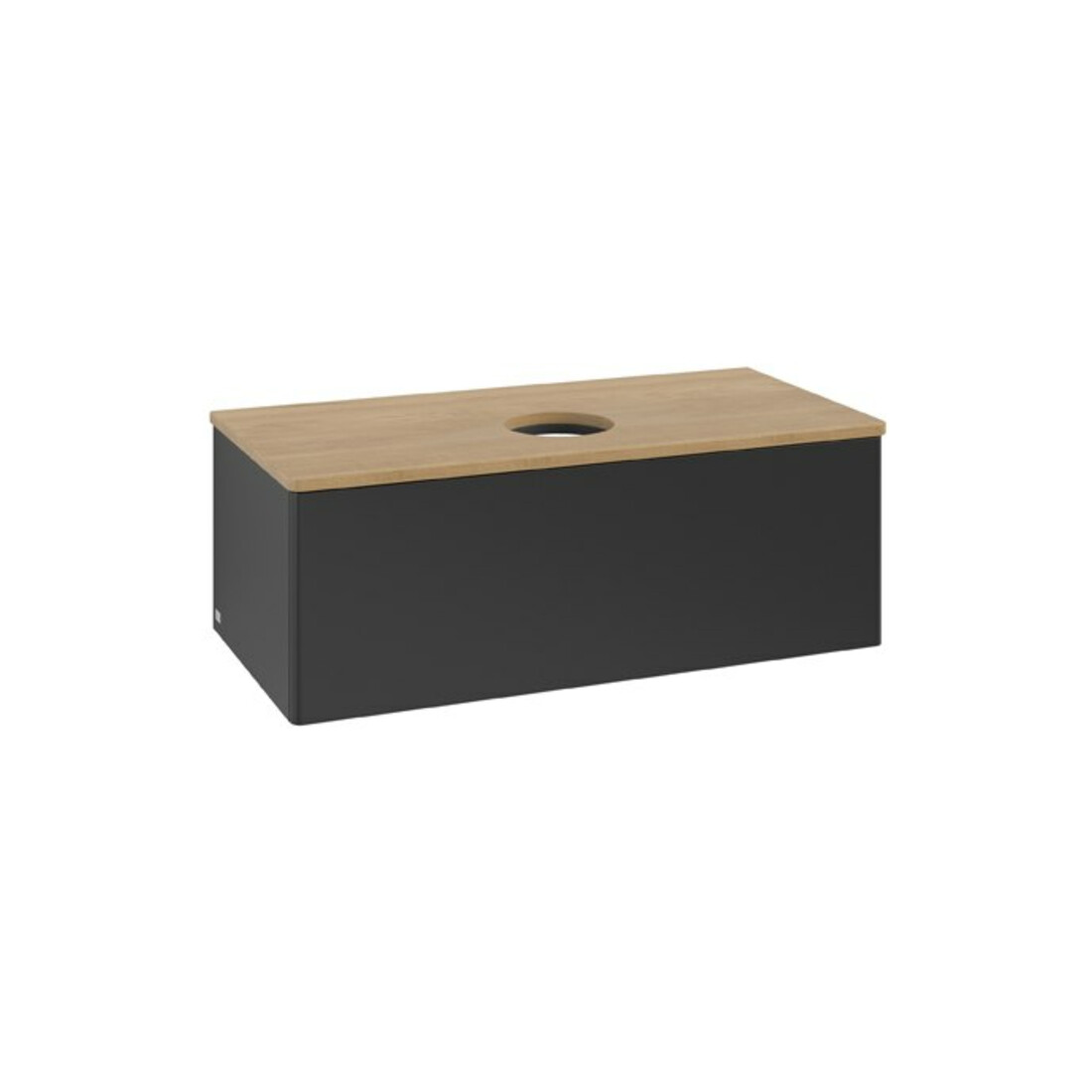 V&B Meuble sous lavabo sans structure de façade Antao 100x36x50cm, WBP hon. Oa, bleu m Lac