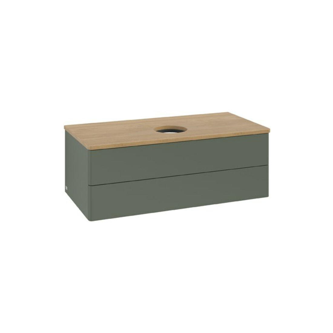 V&B Meuble sous lavabo sans structure de façade Antao 100x36x50cm, WBP hon. Oa, lea gre. m Lac