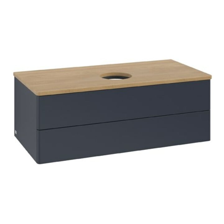 V&B Meuble sous lavabo sans structure de façade Antao 100x36x50cm, WBP hon. Oa, md bl. m Lac