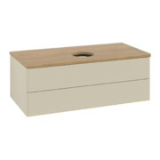 V&B Meuble sous lavabo sans structure de façade Antao 100x36x50cm, WBP hon. Oa, si Gr m Lac-3