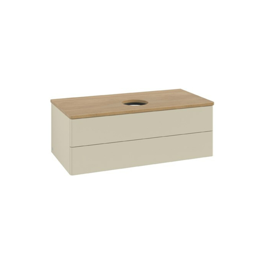 V&B Meuble sous lavabo sans structure de façade Antao 100x36x50cm, WBP hon. Oa, si Gr m Lac