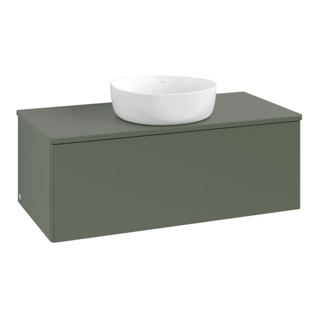 V&B Meuble sous lavabo sans structure de façade Antao 100x36x50cm, WBP Lac, lea gre. m Lac