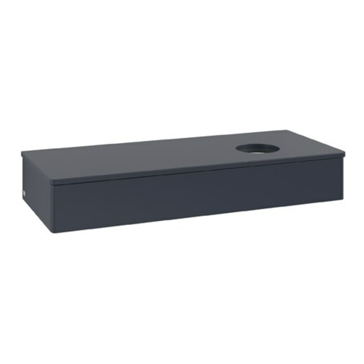 V&B Meuble sous lavabo sans structure de façade Antao 120x19x50cm, couleur WBP Lac, md bl. m Lac