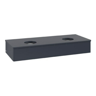 V&B Meuble sous lavabo sans structure de façade Antao 120x19x50cm, couleur WBP Lac, md bl. m Lac