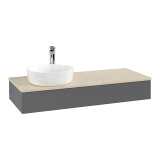 V&B Meuble sous lavabo sans structure de façade Antao 120x19x50cm, HL, WBP botti., A m Lac