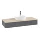 V&B Meuble sous-lavabo sans structure de façade Antao 120x19x50cm, HL, WBP botti., A m Lac-3