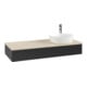 V&B Meuble sous lavabo sans structure de façade Antao 120x19x50cm, HL, WBP botti., bleu m Lac-1