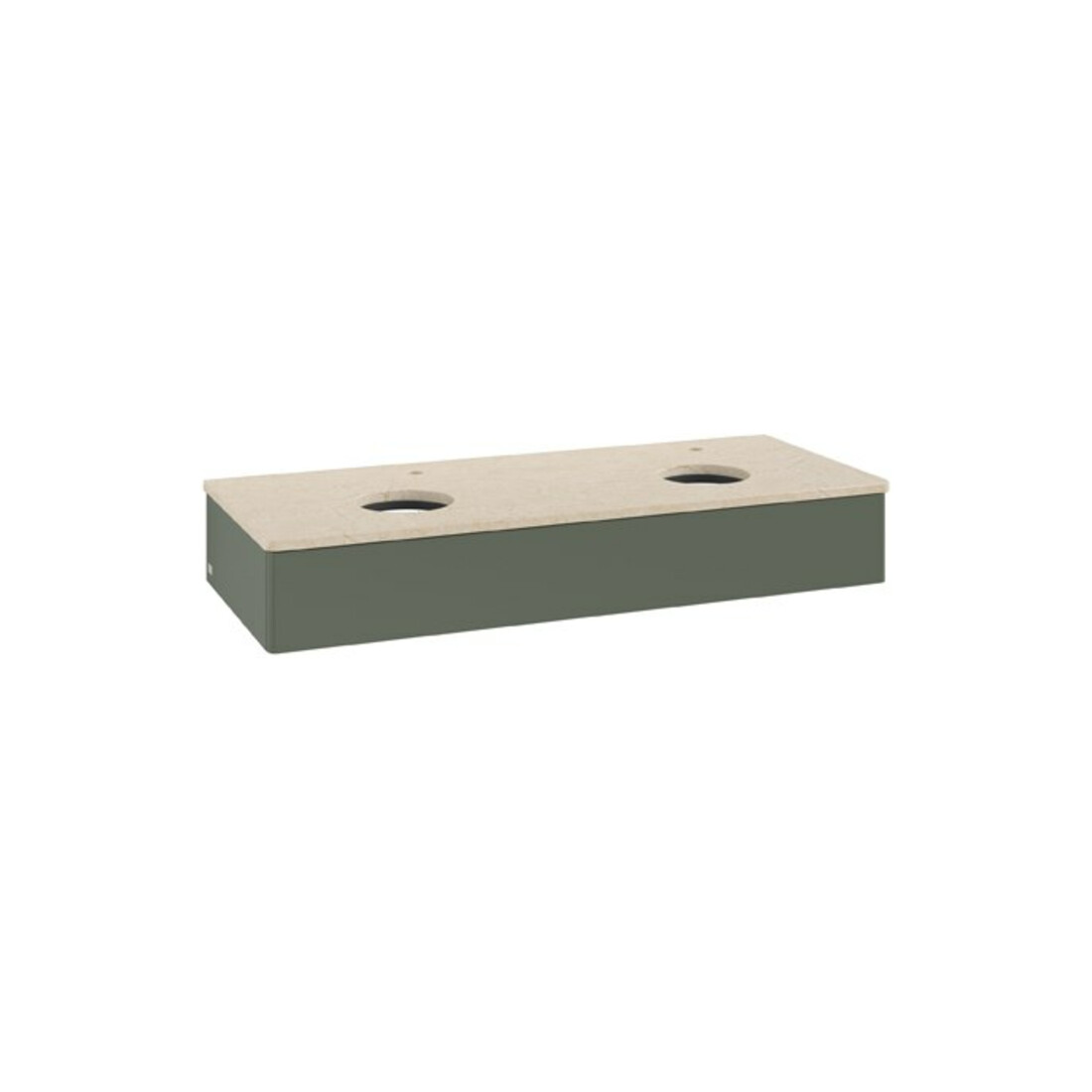 V&B Meuble sous-lavabo sans structure de façade Antao 120x19x50cm, HL, WBP botti., le g. m Lac