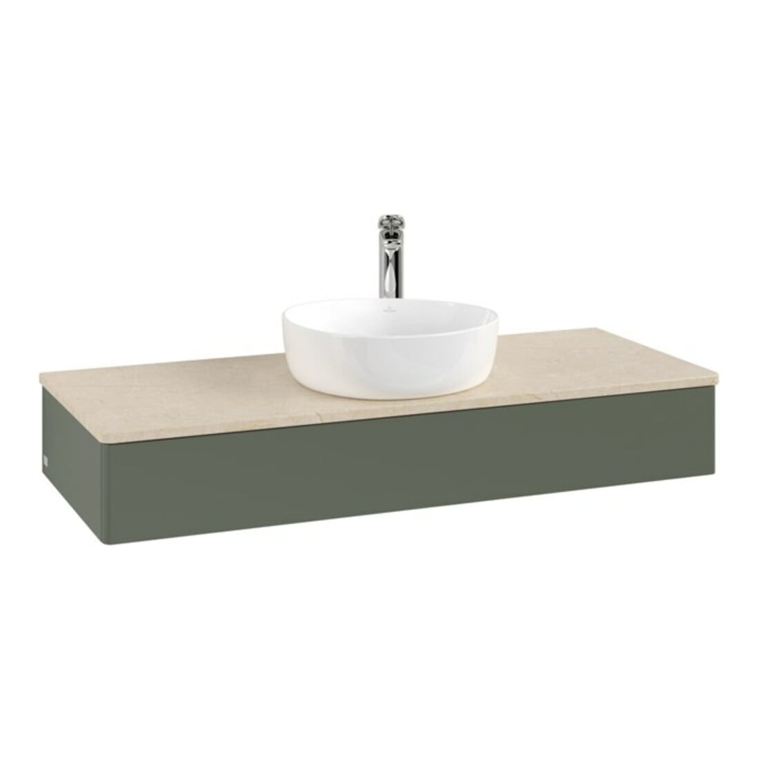 V&B Meuble sous lavabo sans structure de façade Antao 120x19x50cm, HL, WBP botti., le g. m Lac