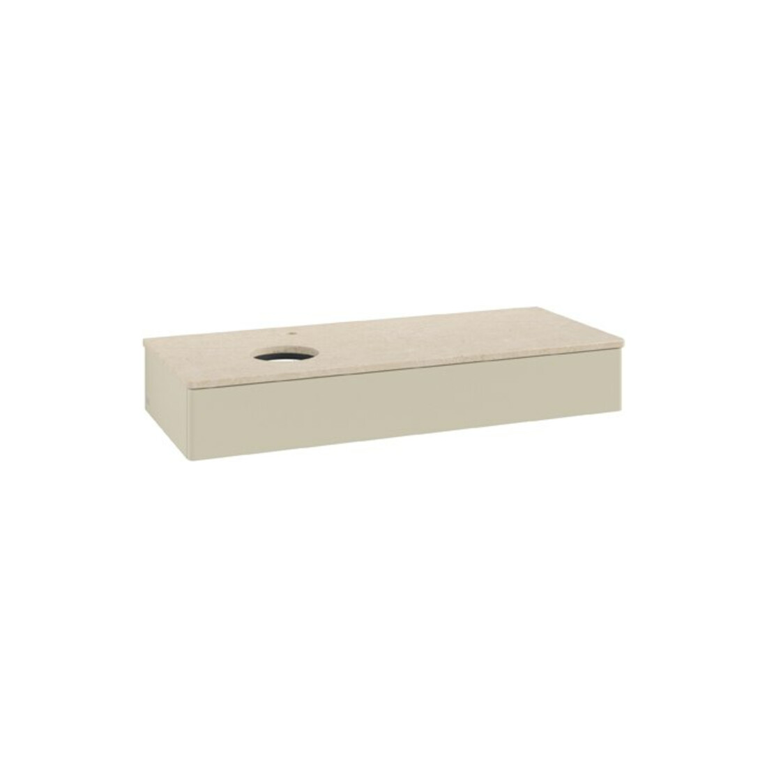 V&B Meuble sous lavabo sans structure de façade Antao 120x19x50cm, HL, WBP botti., si Gr m Lac