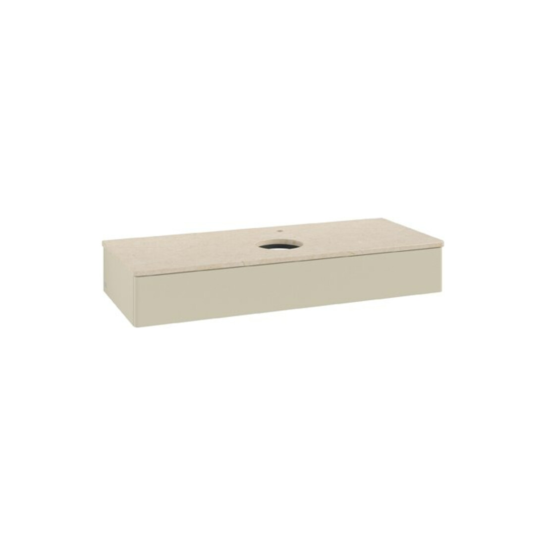V&B Meuble sous lavabo sans structure de façade Antao 120x19x50cm, HL, WBP botti., si Gr m Lac